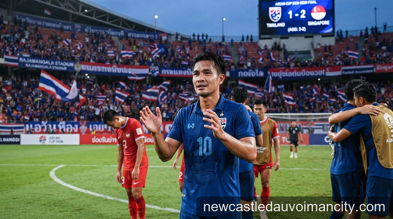 ASEAN Cup 2026: Thái Lan vào chung kết đầy nhọc nhằn, chờ đợi đối thủ từ cặp Việt Nam - Malaysia