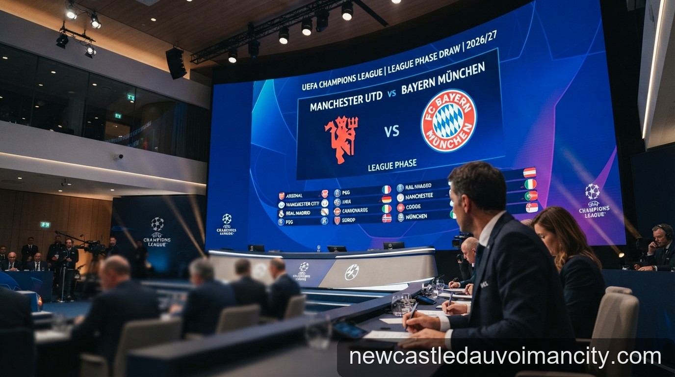 Kết quả bốc thăm Champions League 2026/27: Đại chiến MU - Bayern và những bảng đấu tử thần